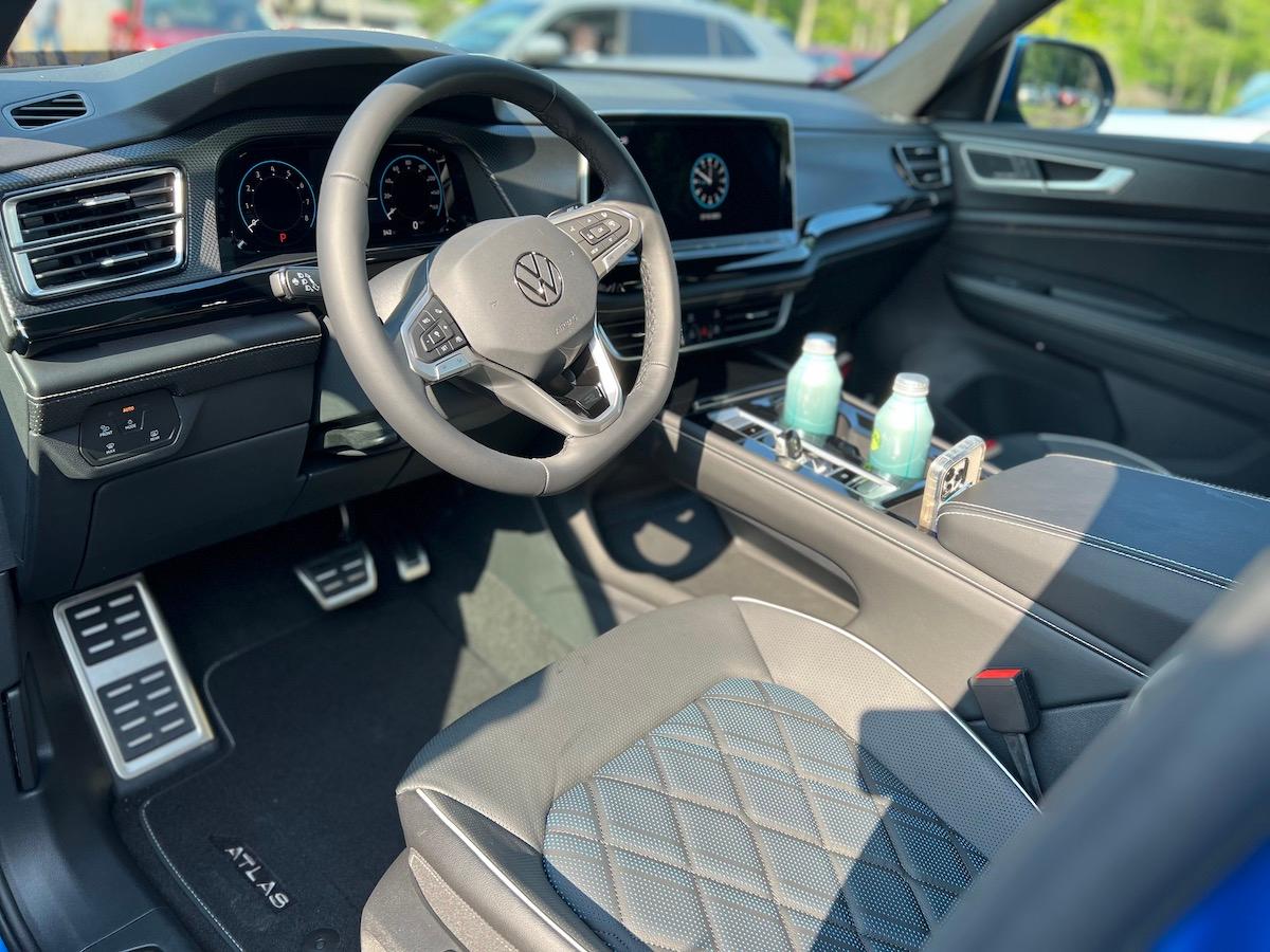 Which Volkswagen SUV is Right for You? Here's How the VW Atlas, Atlas Cross Sport, Tiguan and Taos Line Up 11 The Front Seat Of The 2024 Vw Atlas Cross Sport