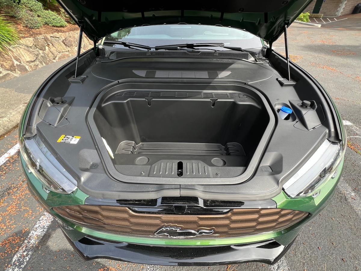 Updates to The 2024 Mustang Mach-E GT Make This Awesome EV Even More Delightful 10 The Newly Redesigned Frunk 2024 Ford Mustang Mach-E Gt