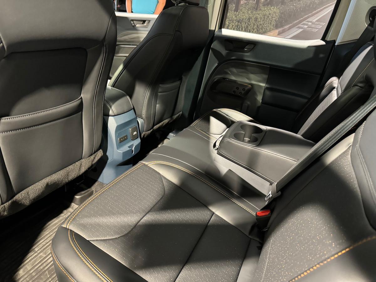 Rear Seats In The 2025 Ford Maverick