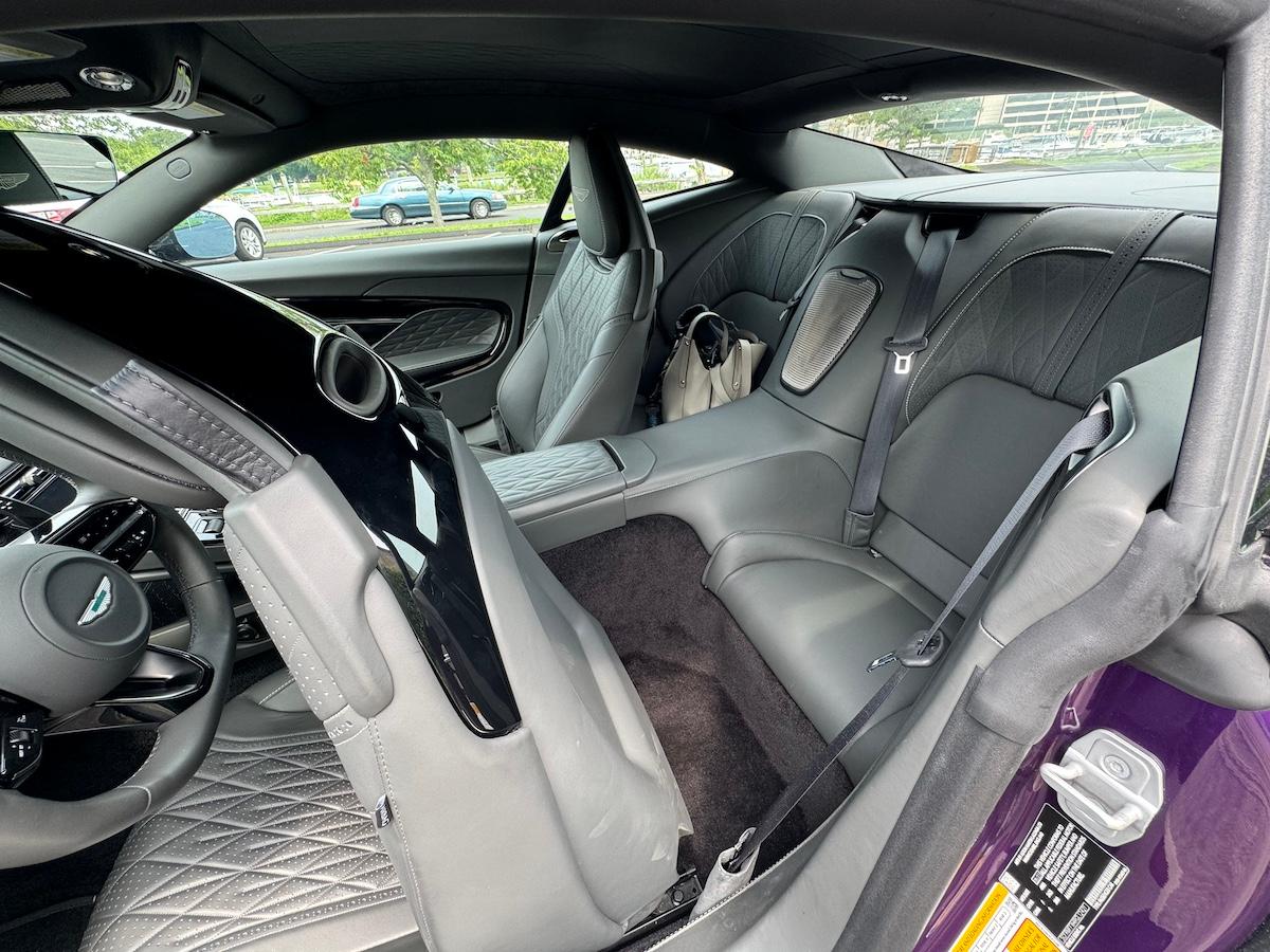 The Rear Seat Is Tiny In The 2024 Aston Martin Db12