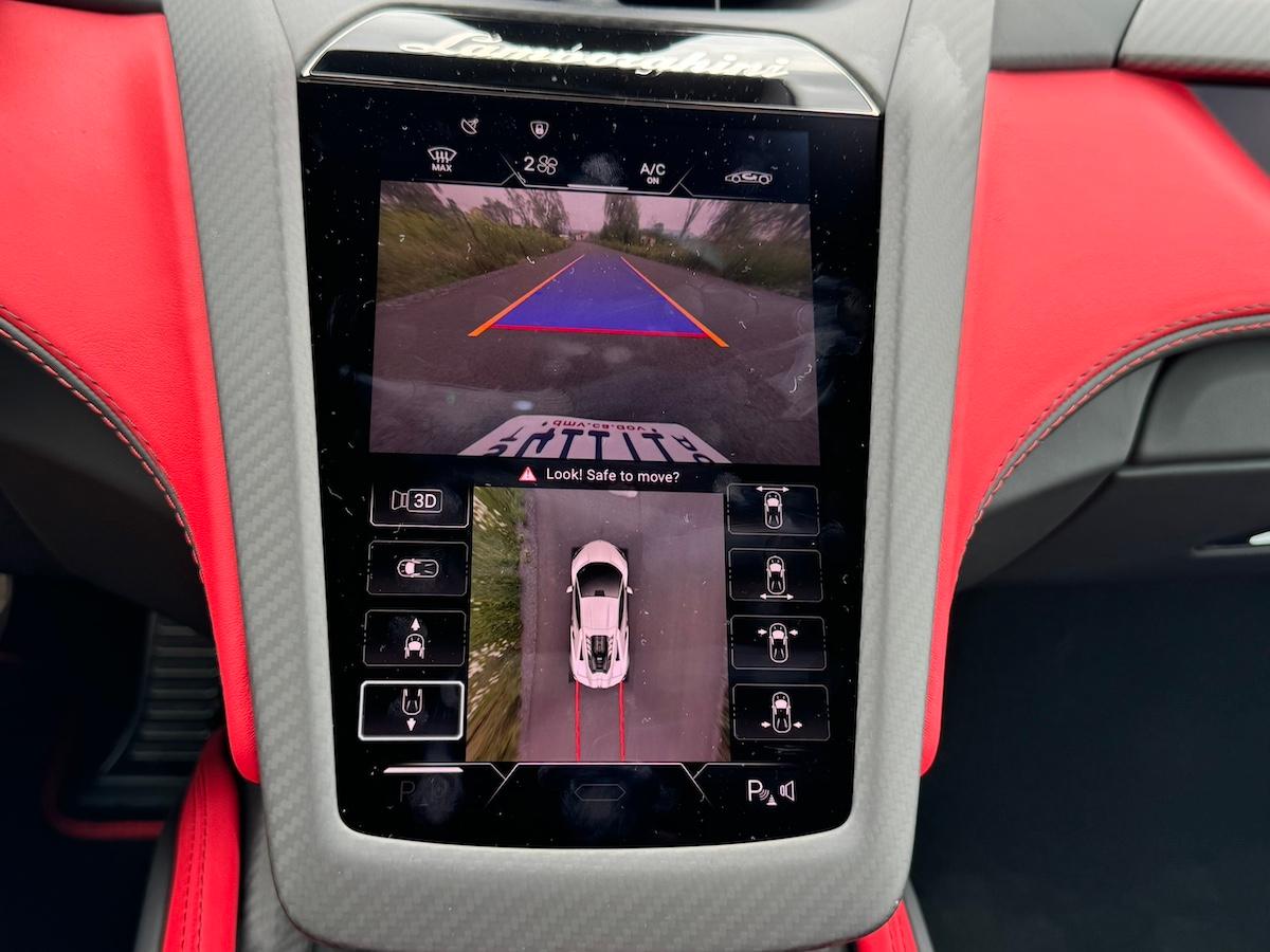 The Surround View Camera Offers Multiple Views Around The Lamborghini Revuelto