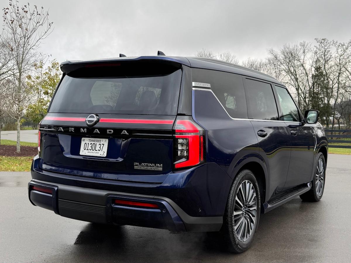 The Boxy Rear End Of The 2025 Nissan Armada