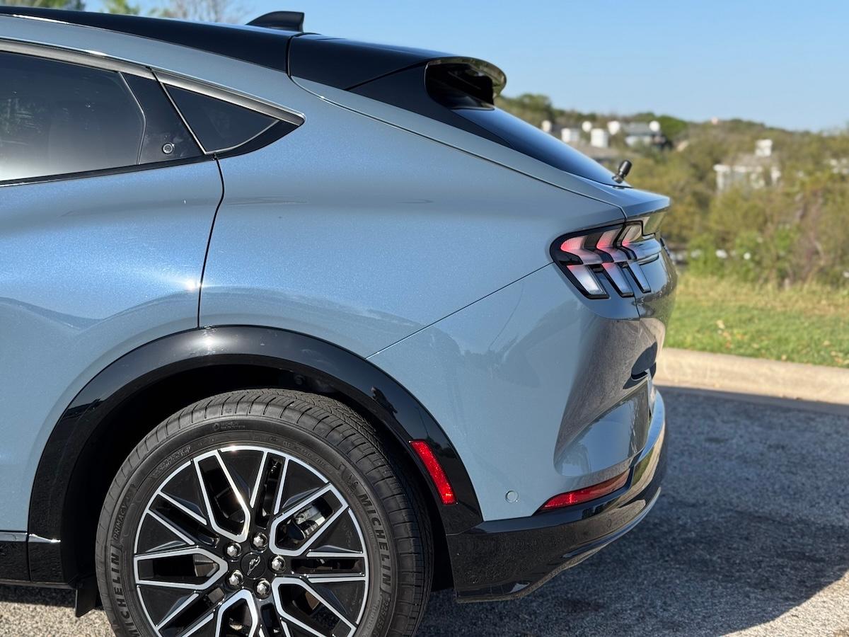 Putting the Ford Mustang Mach-E To the True Test By Driving it Like I Own It 11 The Rear End Of The Ford Mustang Mach-E