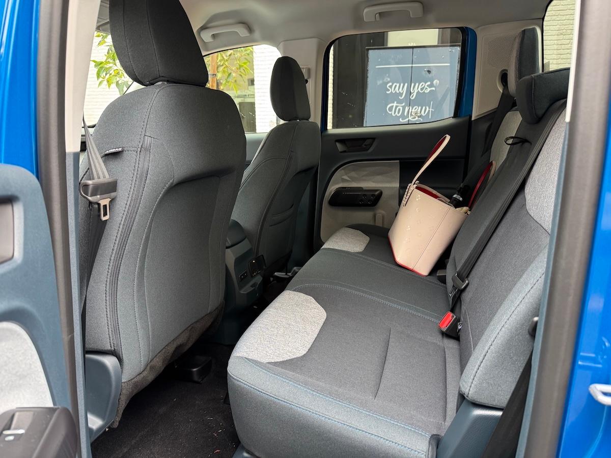 Ford Maverick Hybrid Rear Seat