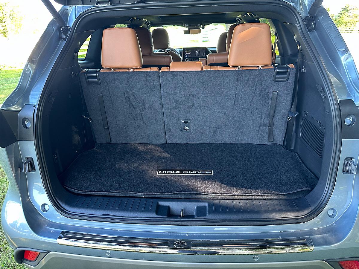 The Cargo Space Behind The Third Row Is Impressive - A Total Of 16 Cubic Feet
