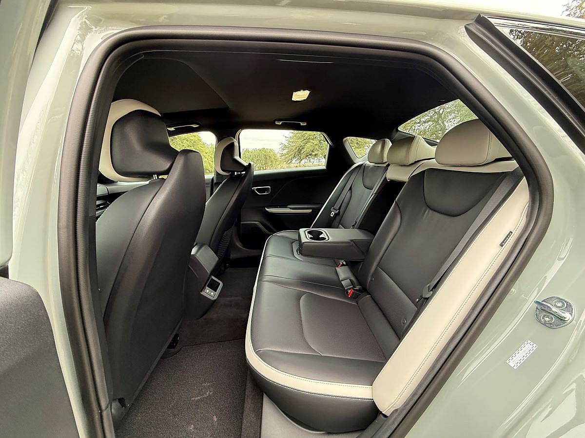 The Rear Seats Of The 2025 Kia K4 Gt-Line Sedan