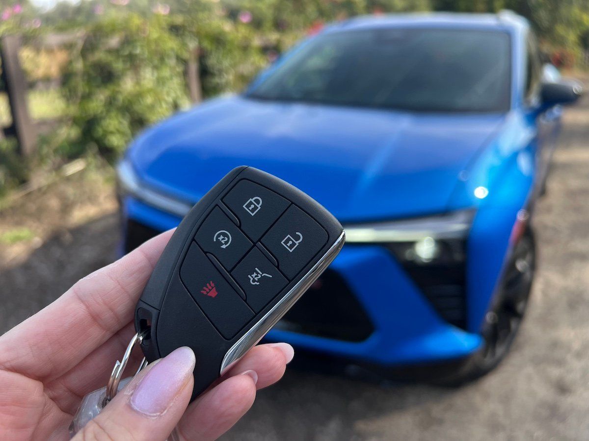 The Cheby Blazer EV key