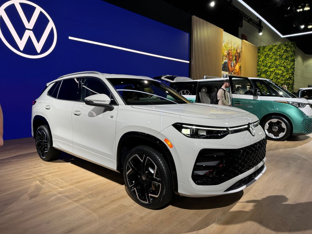 The front end of the all-new 2025 VW Tiguan