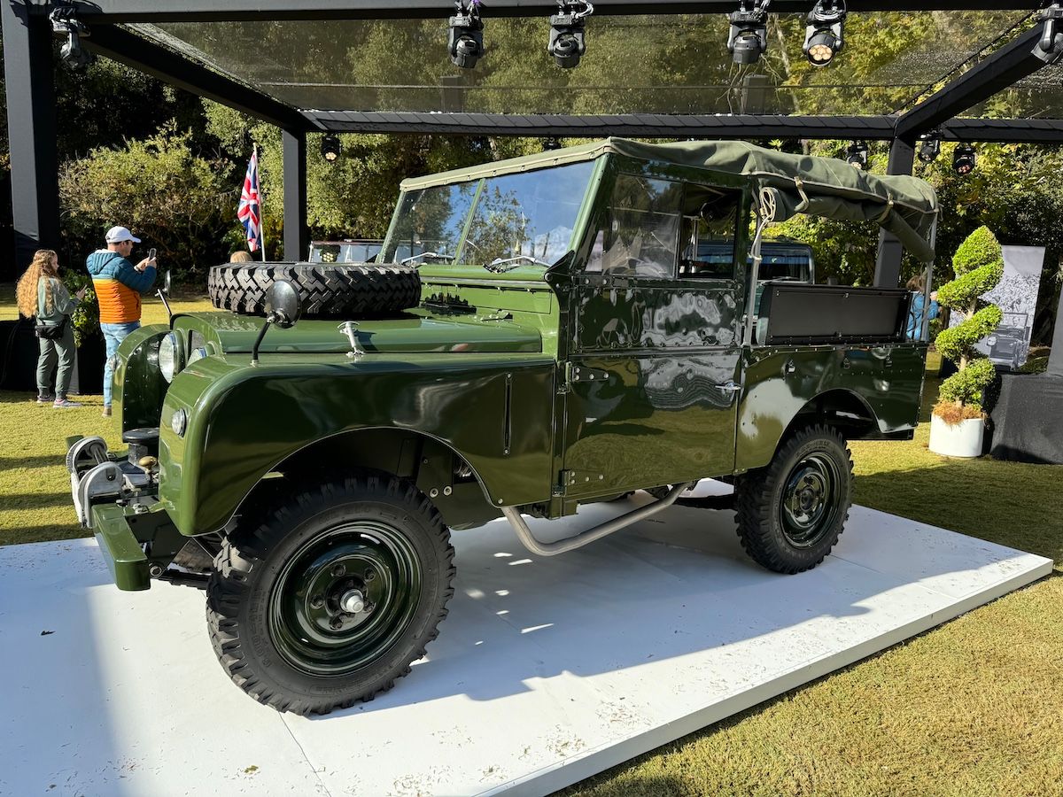 The first Land Rover NXN that Queen Elizabeth drove on her estate