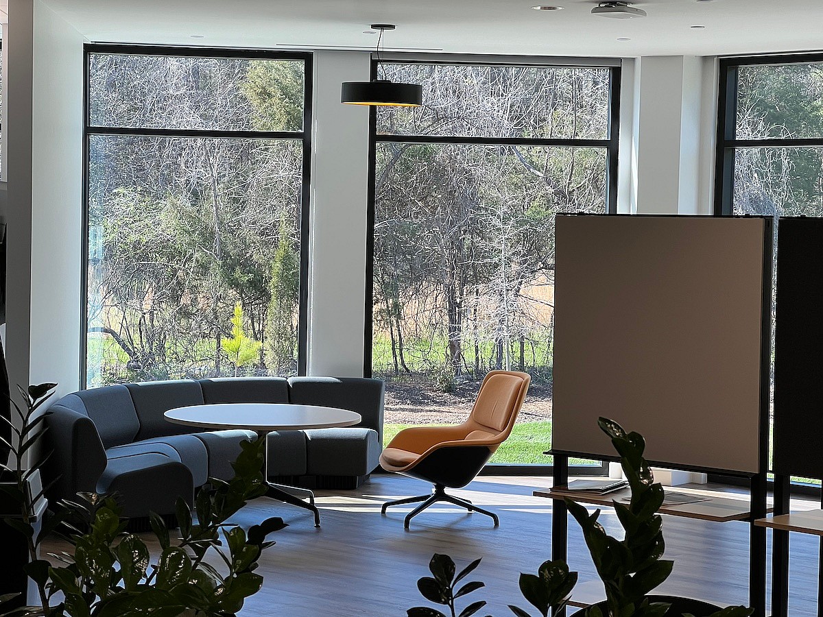 The Outdoors Are Invited Inside Throughout The Building