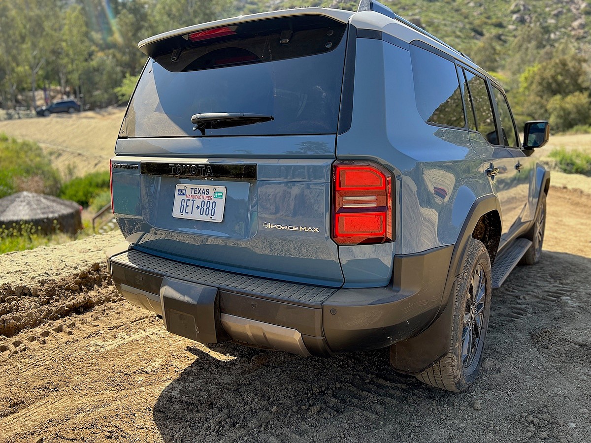 The Rear Of The Toyota Land Cruiser