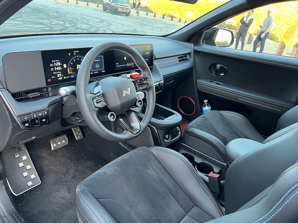 A Girls Guide To Cars | 10 Reasons The Hyundai Ioniq 5 N Is The Ultimate Ev Sports Car - Hyundai Ioniq 5 N Interior Seats 1