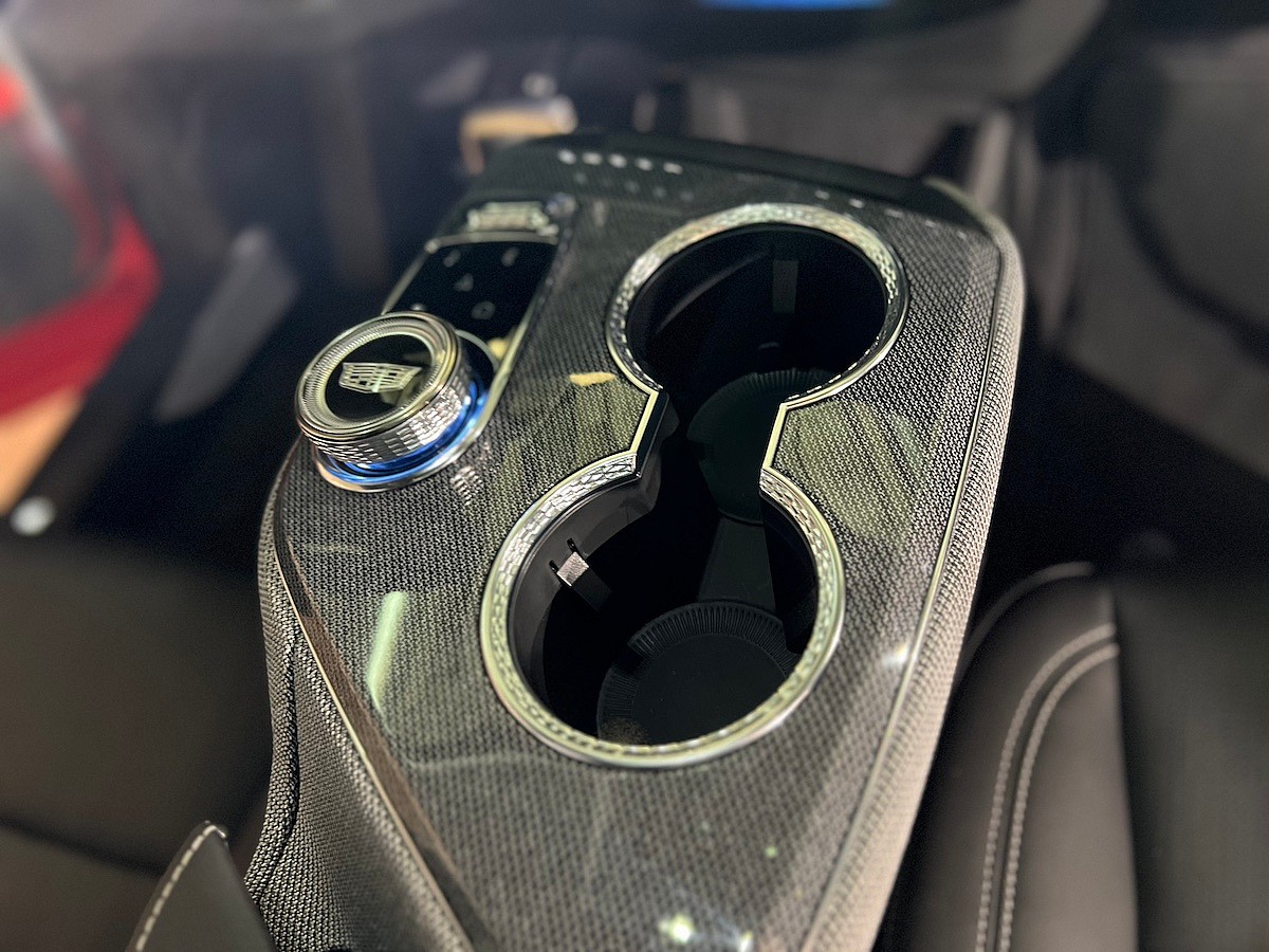 A Girls Guide To Cars | The 2025 Cadillac Optiq Is An Invitation To Live The Luxury Life - Textured Metal Looks And Feels Like Jewelry In The 2025 Cadillac Optiq 1