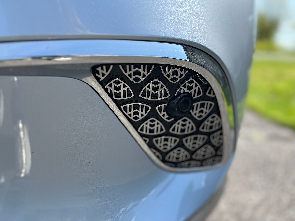 The Maybach Logo Is An Easter Egg Of Sorts, Used As A Graphic Element Throughout The Car
