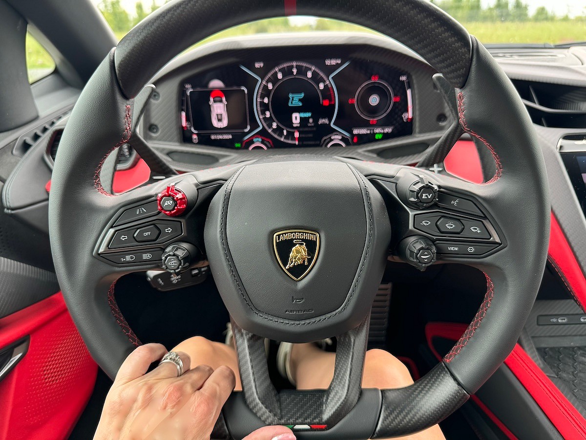 Lamborghini Revuelto First Drive: What It's Like to Drive This Supercar 10 The Steering Wheel On The Lamborghini Revuelto
