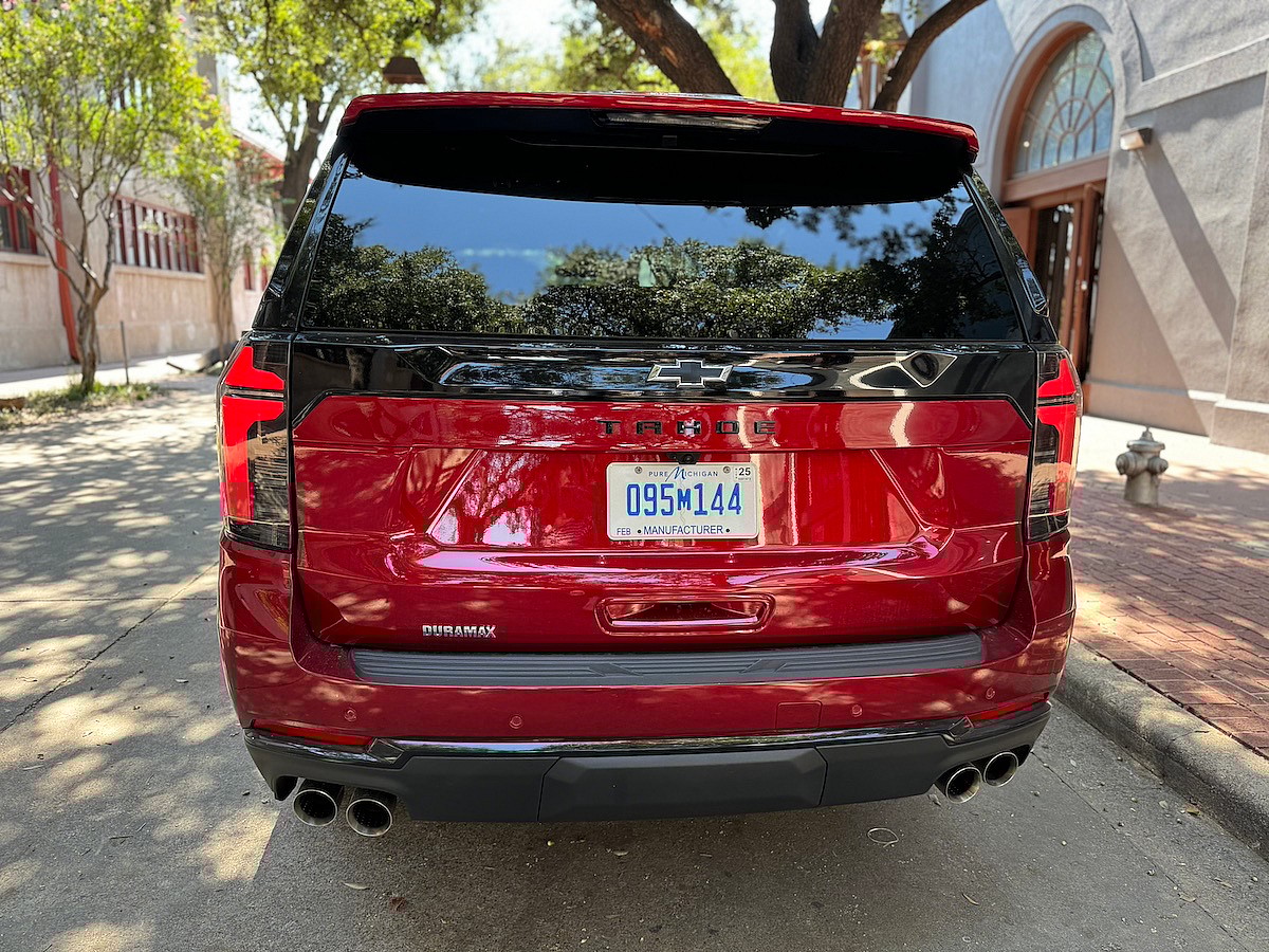 Rear 2025 Chevrolet Tahoe