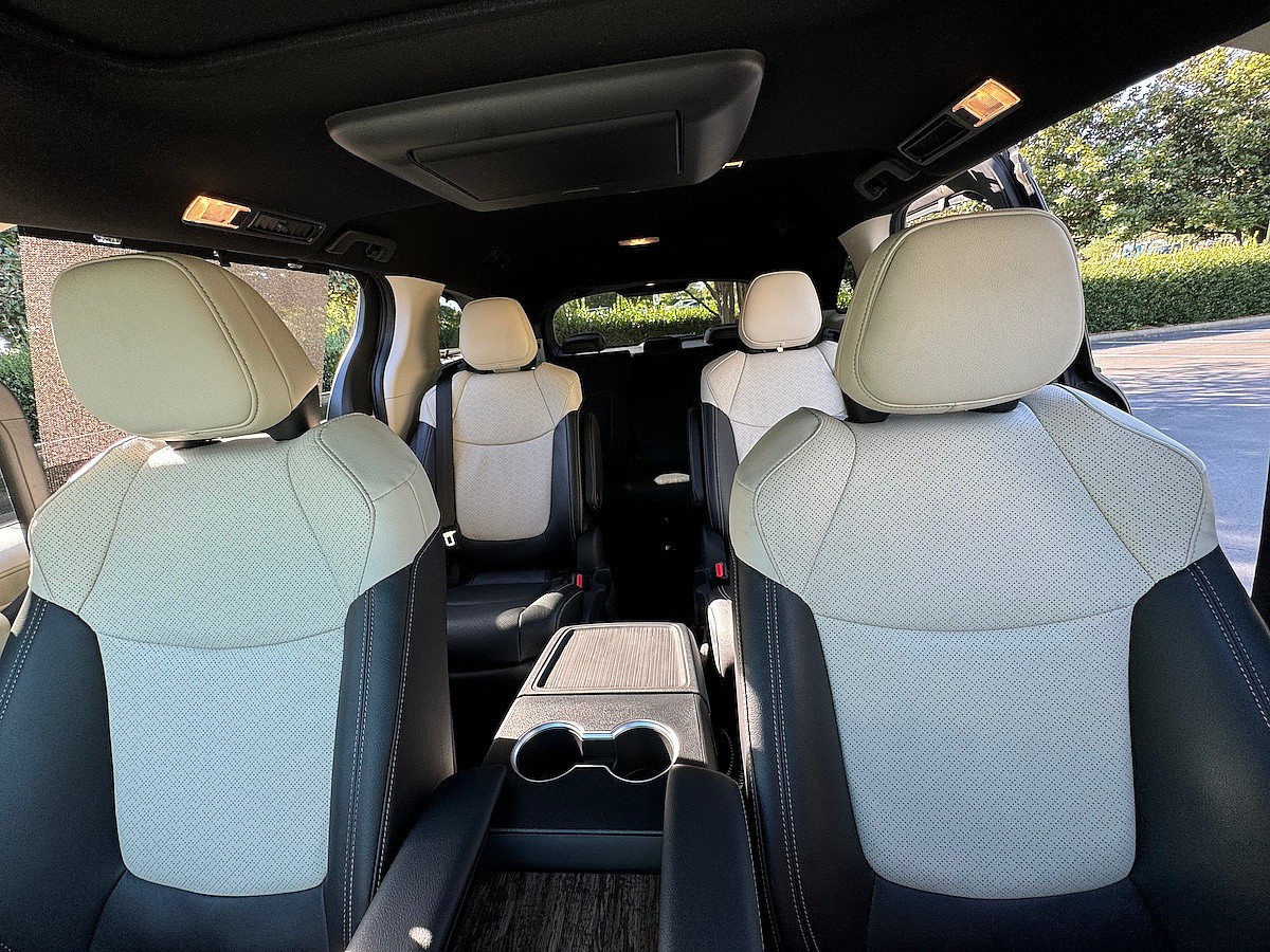 The Interior Of The 2025 Toyota Sienna