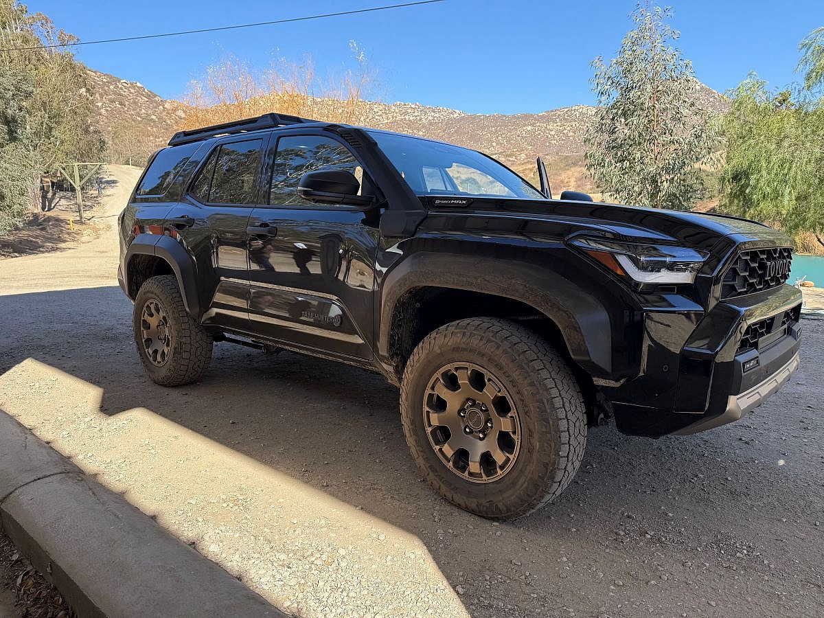 The Front End Of A 2025 Toyota 4Runner Trailhunter