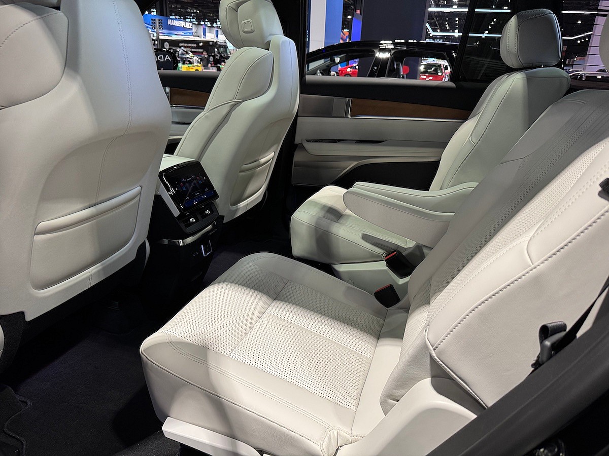 Second Row Seating In The Cadillac Vistiq