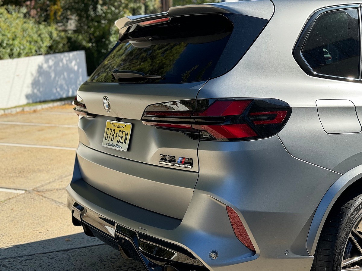 The Rear End Of The 2024 Bmw X5 M
