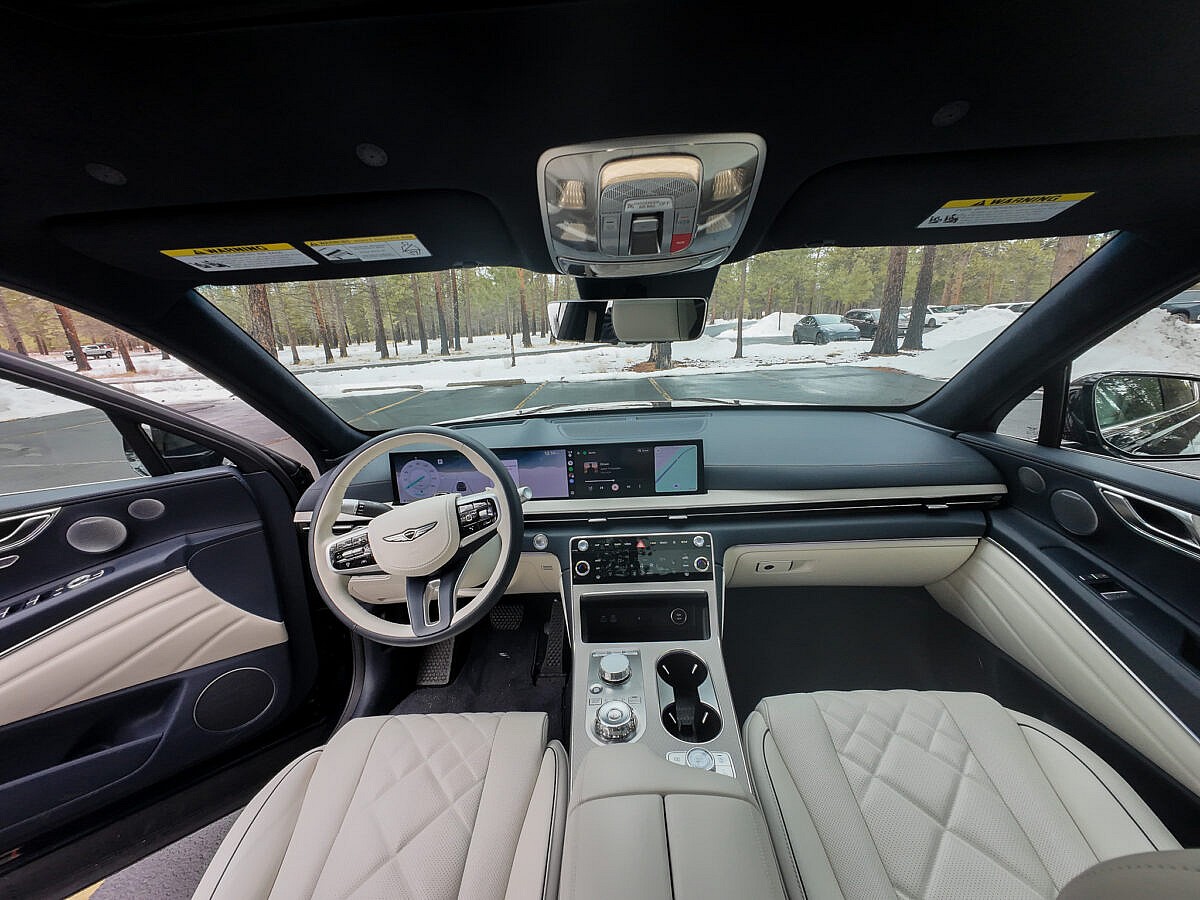 The Interior Of A 2025 Genesis Gv80