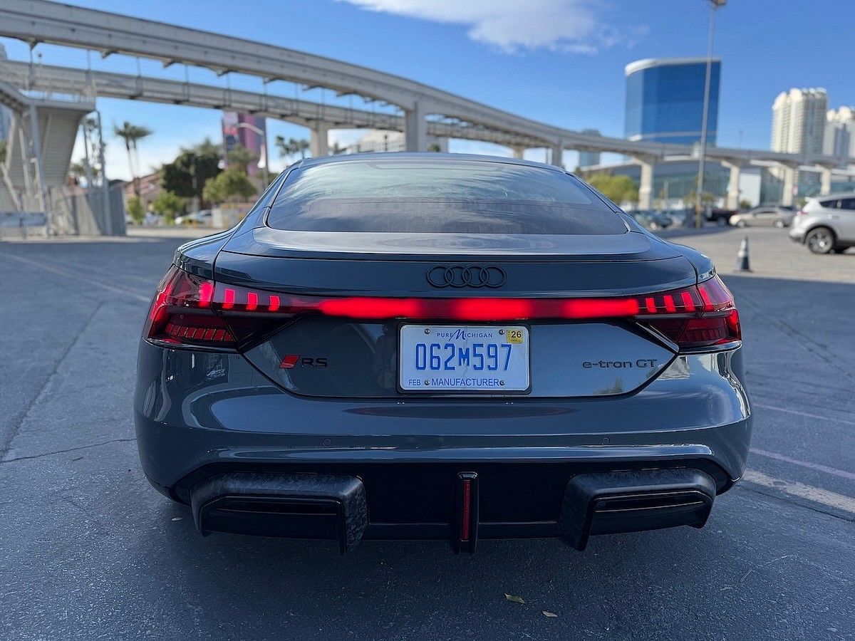 Rear Tail Lights In The Audi Rs E-Tron Gt Performance