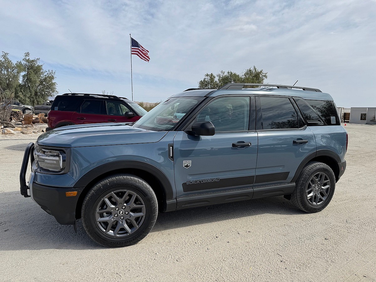 The Center Console Of The Ford Bronco Sport 2.0L