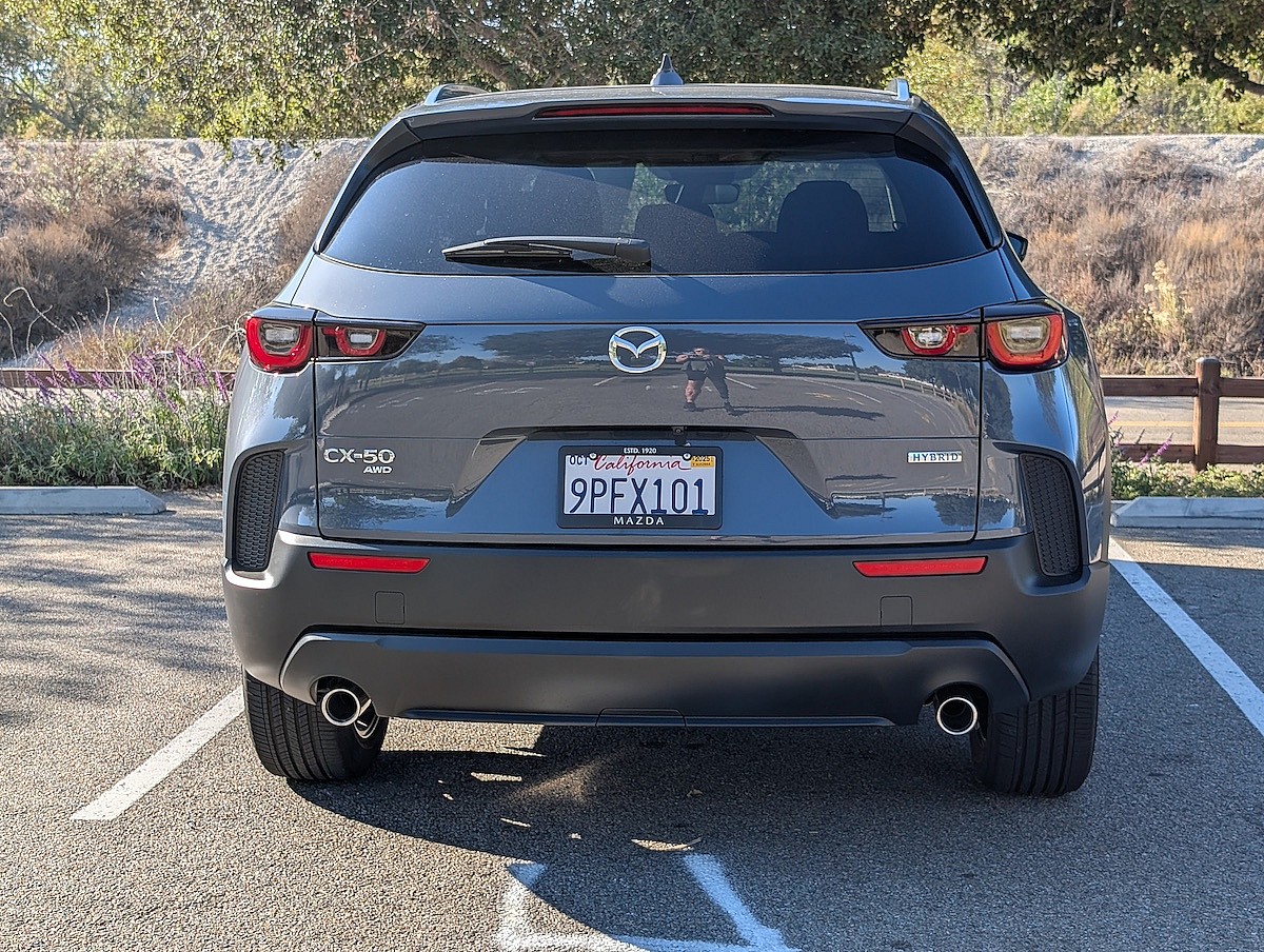 Mazda Cx-50 Hybrid Rear Mazda Suvs