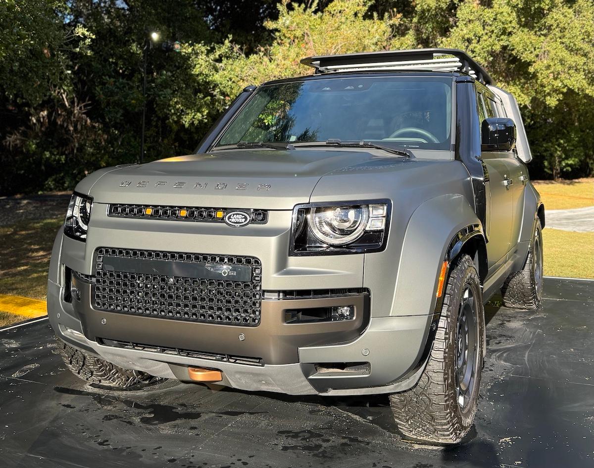 The Front Grille In The Land Rover Defender Octa Is Unique