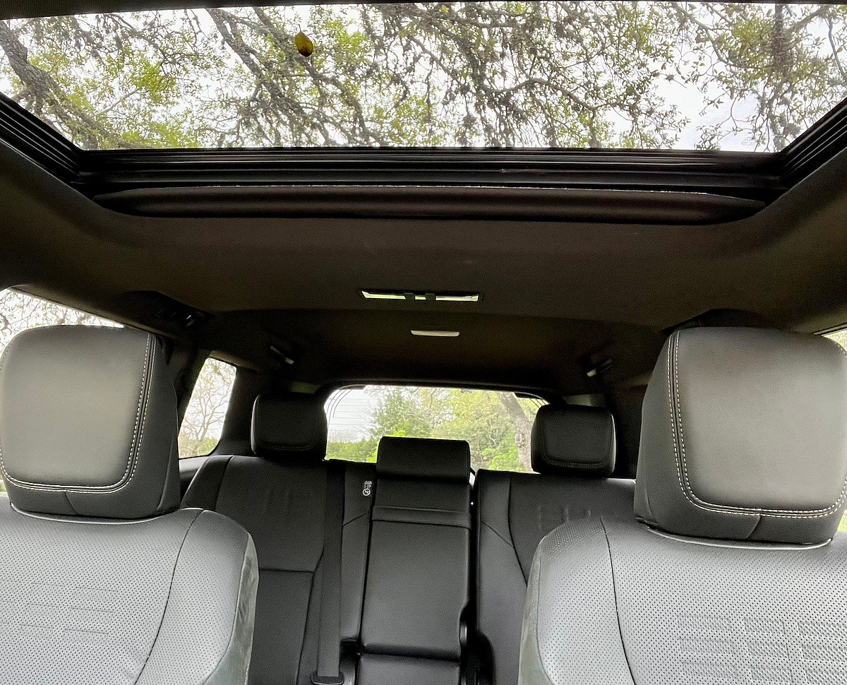 The Cabin And Sunroof In The 2024 Lexus Gx Overtrail Edition