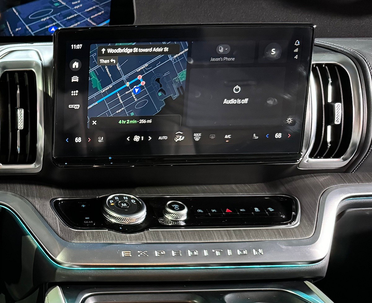 The Center Screen In The 2025 Ford Expedition
