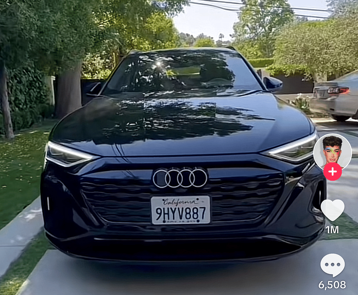 James Charles Audi Q8 E-Tron