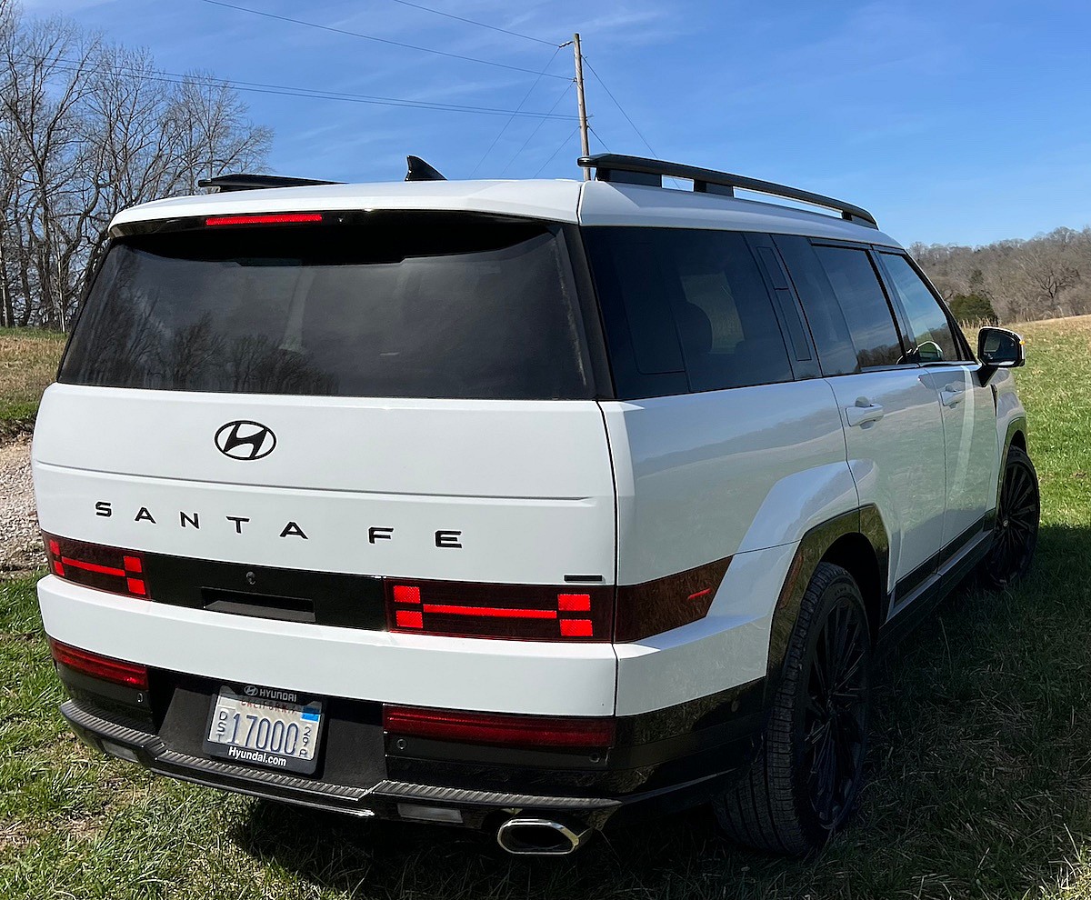 Rear Tail Lights Are Set Low To Maximize Interior Space In The 2024 Hyundai Santa Fe