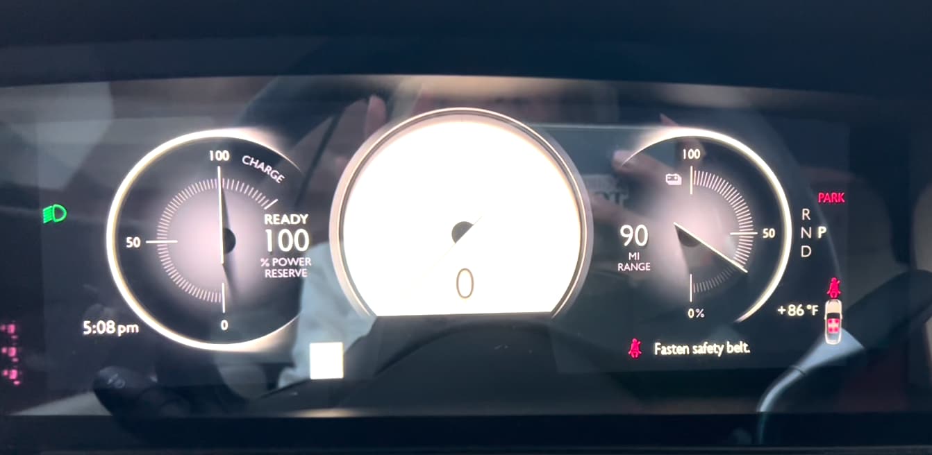 The Driver Display In The Rolls-Royce Spectre