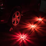 Led Road Flare Emergency Disc With Storage Bag