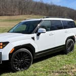 A Side View Of The Hyundai Santa Fe