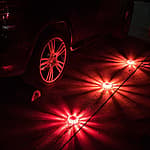 Led Road Flare Emergency Disc With Storage Bag