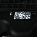 The Unique Demon Badge That Owners Will Find On The Car And On An Exclusive Decanter Collection - Perfect For Halloween