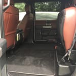 Rear Seats Up In The F-150