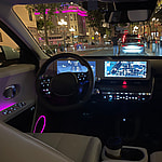 The Interior Of The Ioniq 5 At Night Really Shows Off The Ambient Lighting