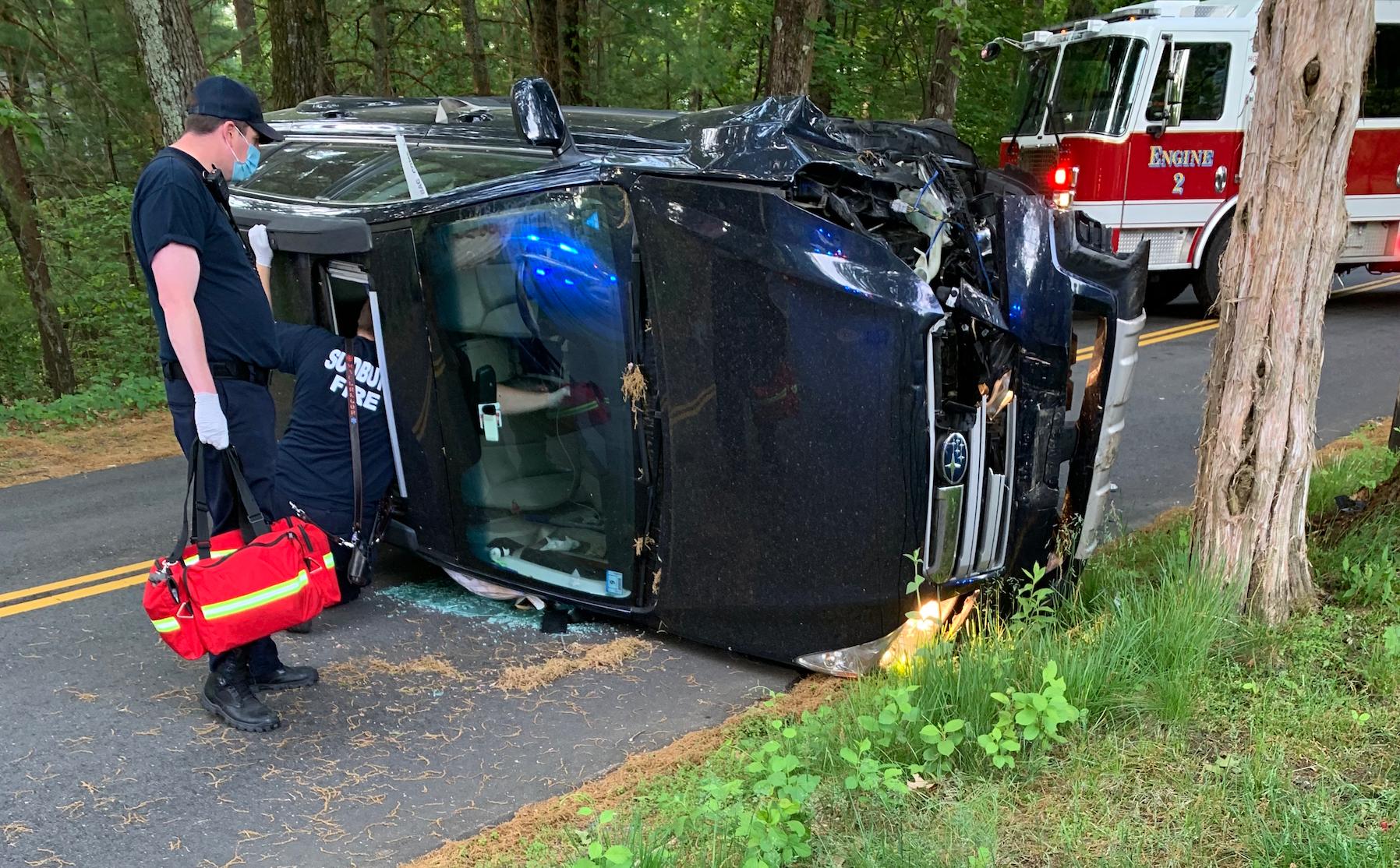 Safety Of Subaru Outback This Crash Had A Happy Ending