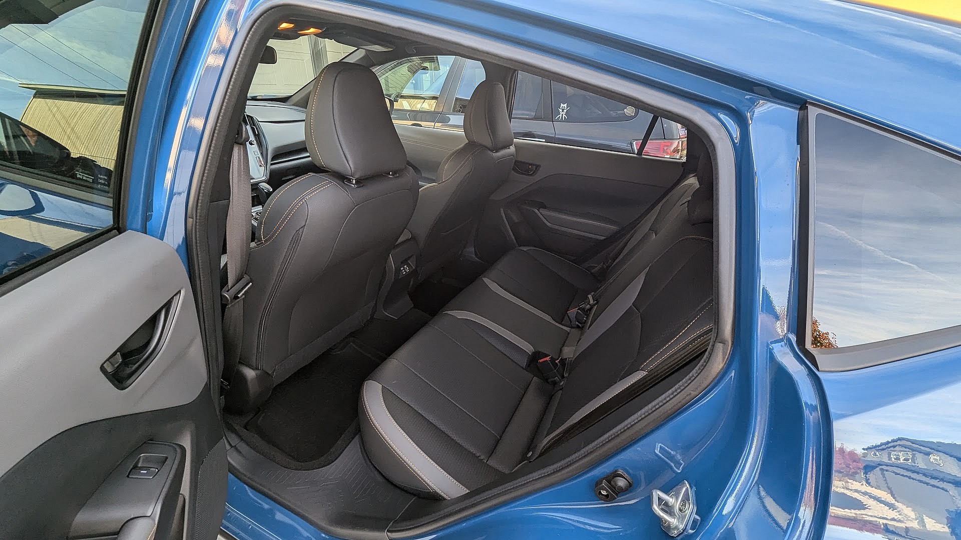 The Rear Seats Of The 2024 Subaru Crosstrek Wilderness