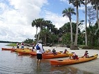 Kayaks Ready To Launch