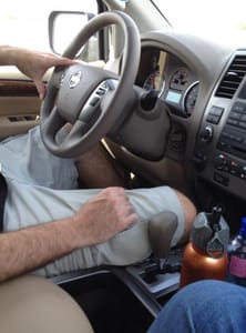 The Armada Offered Plenty Of Leg Room For Our Driver, Who Is 6'8