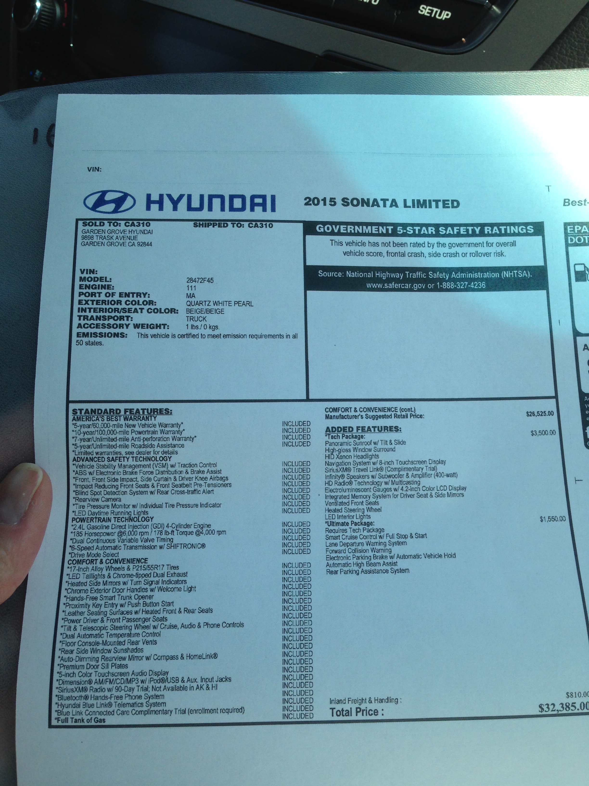 Hyundai Sonata 