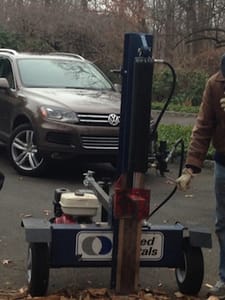 2014 Volkswagen Touareg TDI: Plush and Strong, With A Sweet Secret 7 At Work Splitting Wood