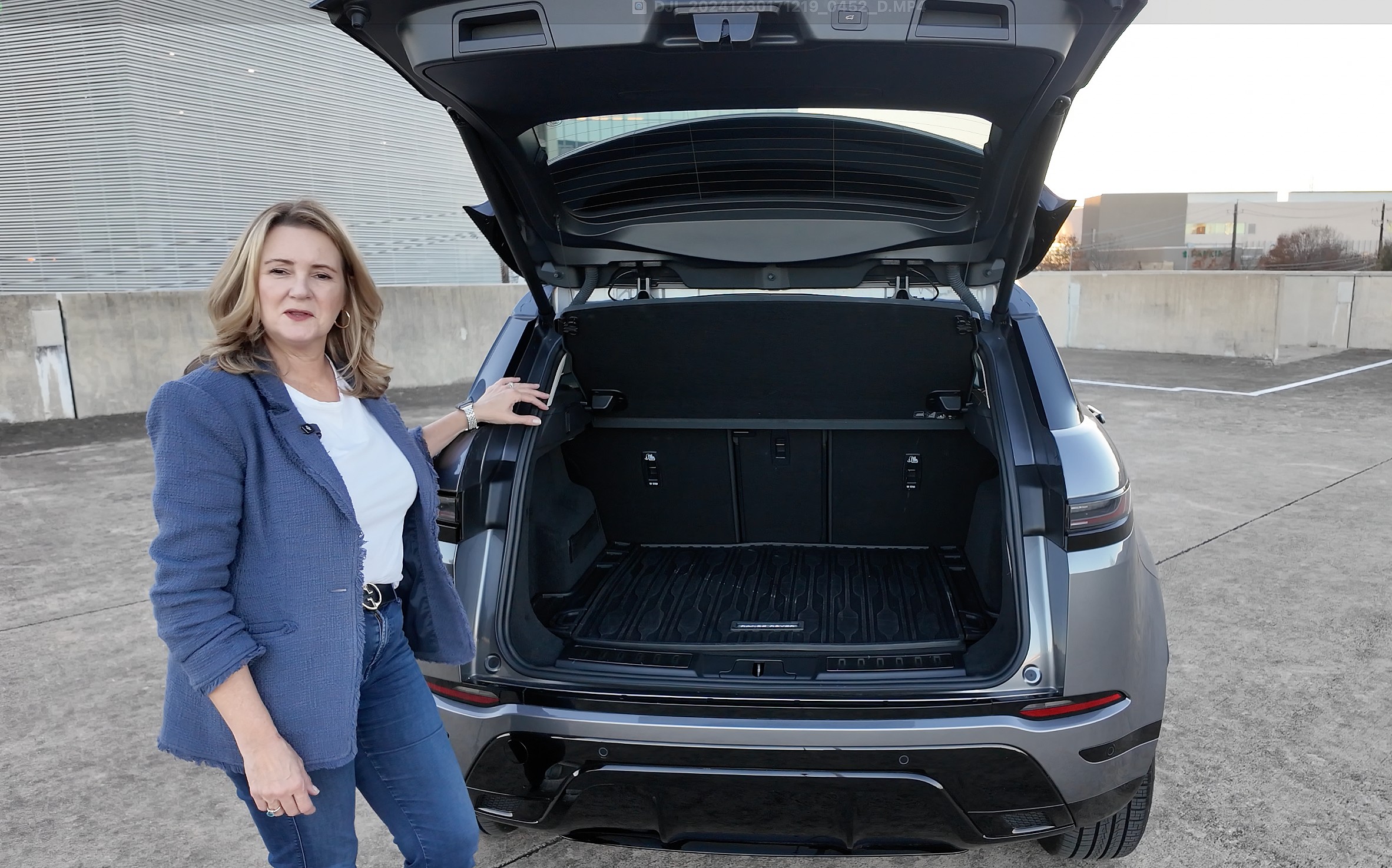 The Cargo Area In The Range Rover Evoque