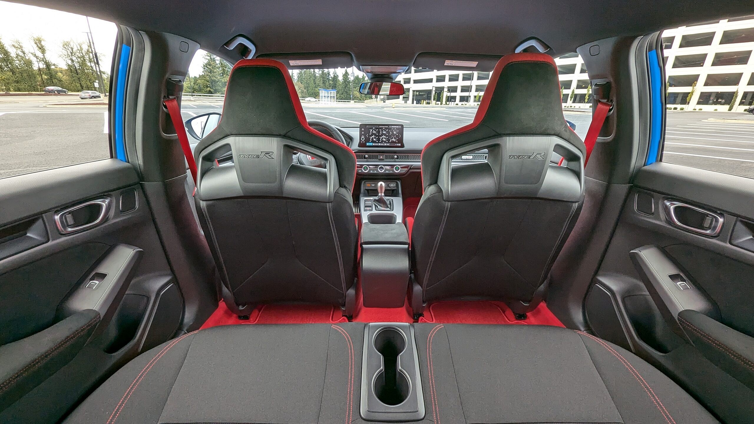 Second Row Of The Honda Civic Type R