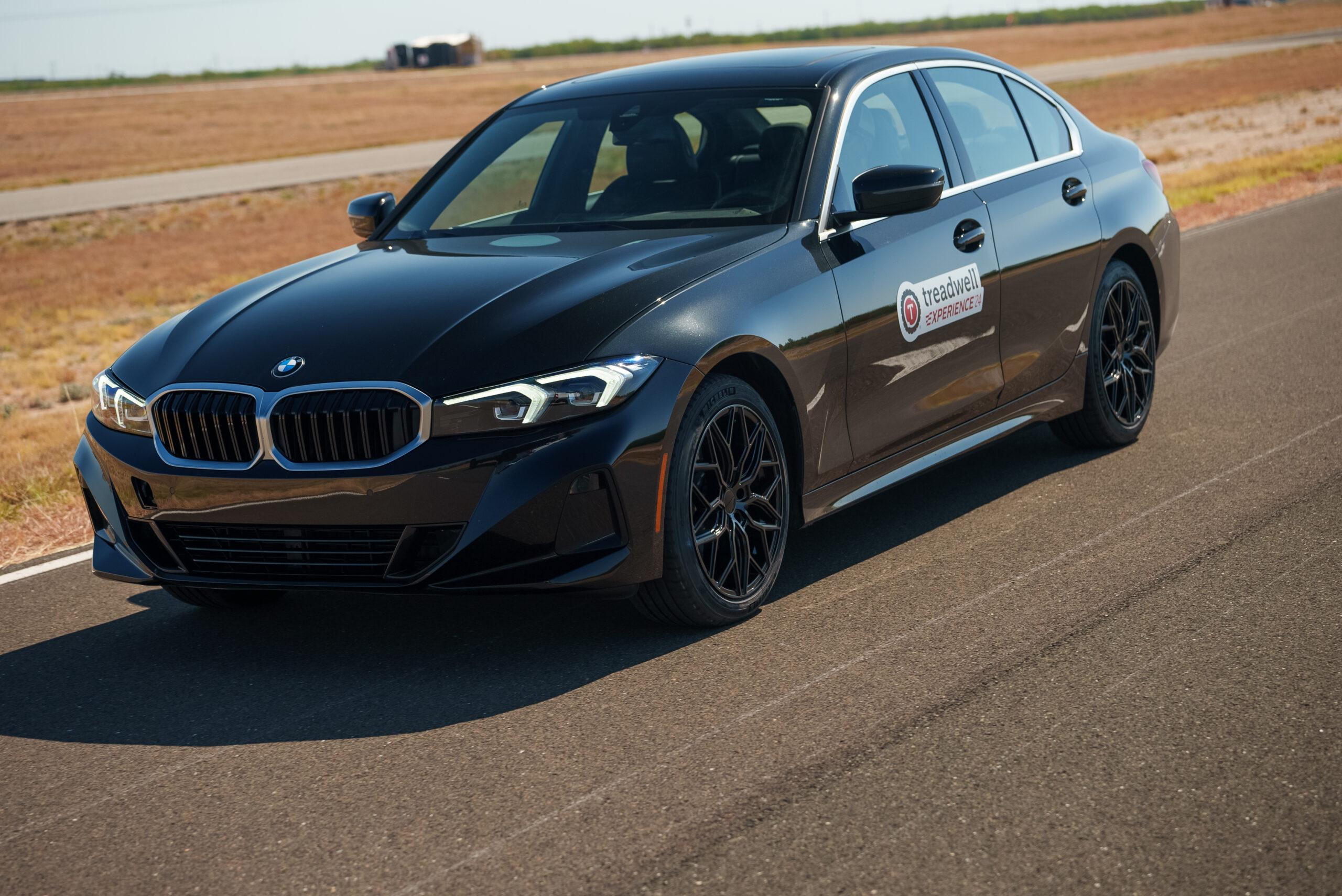 A Bmw Is Poised On The Track To Put Sport Tires To The Test