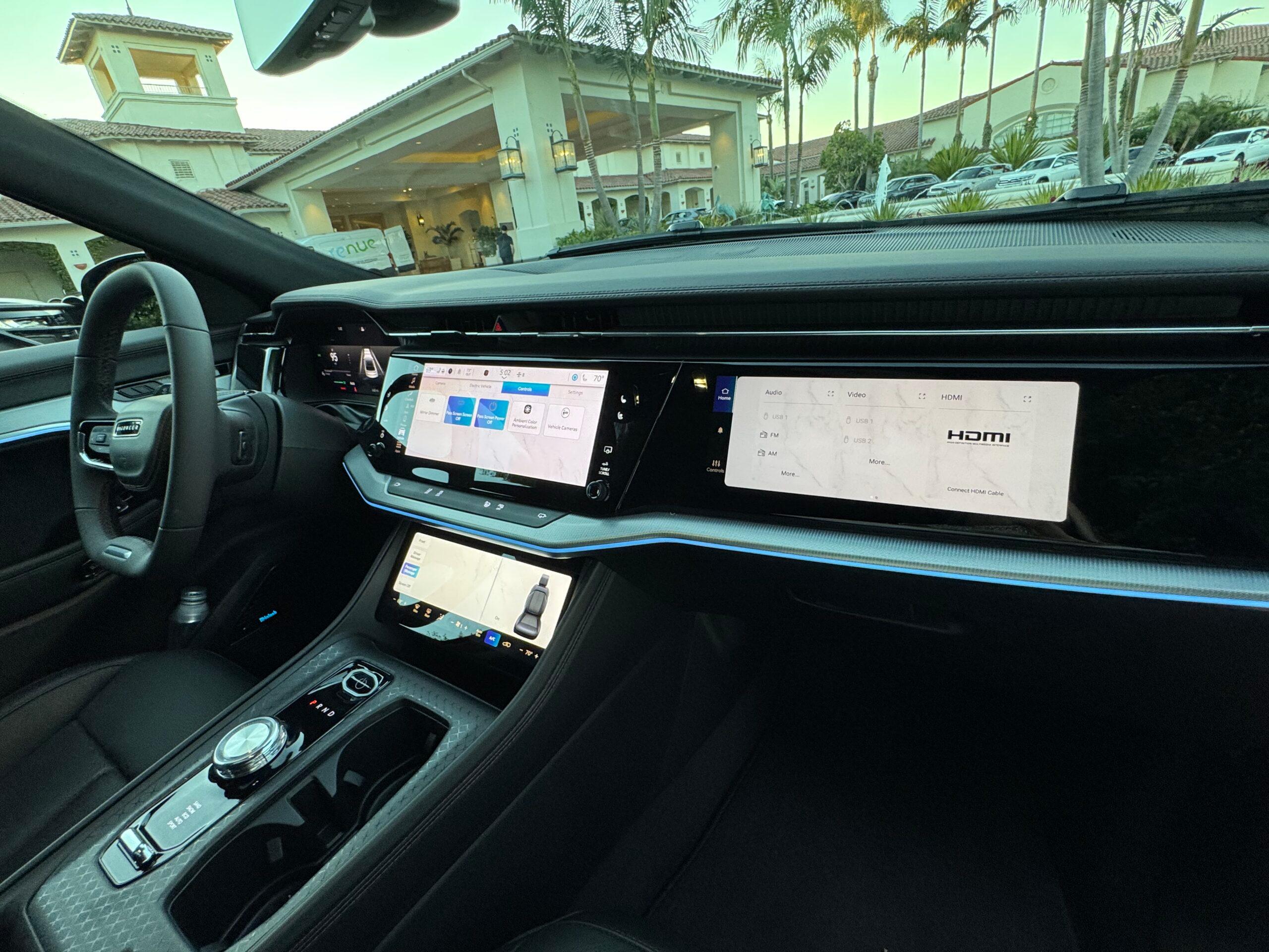 The Front Screens In The Jeep Wagoneer S